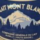 Plaque émaillée mont blanc