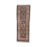Tapis ancien caucasien kazak couloir 102x274 cm