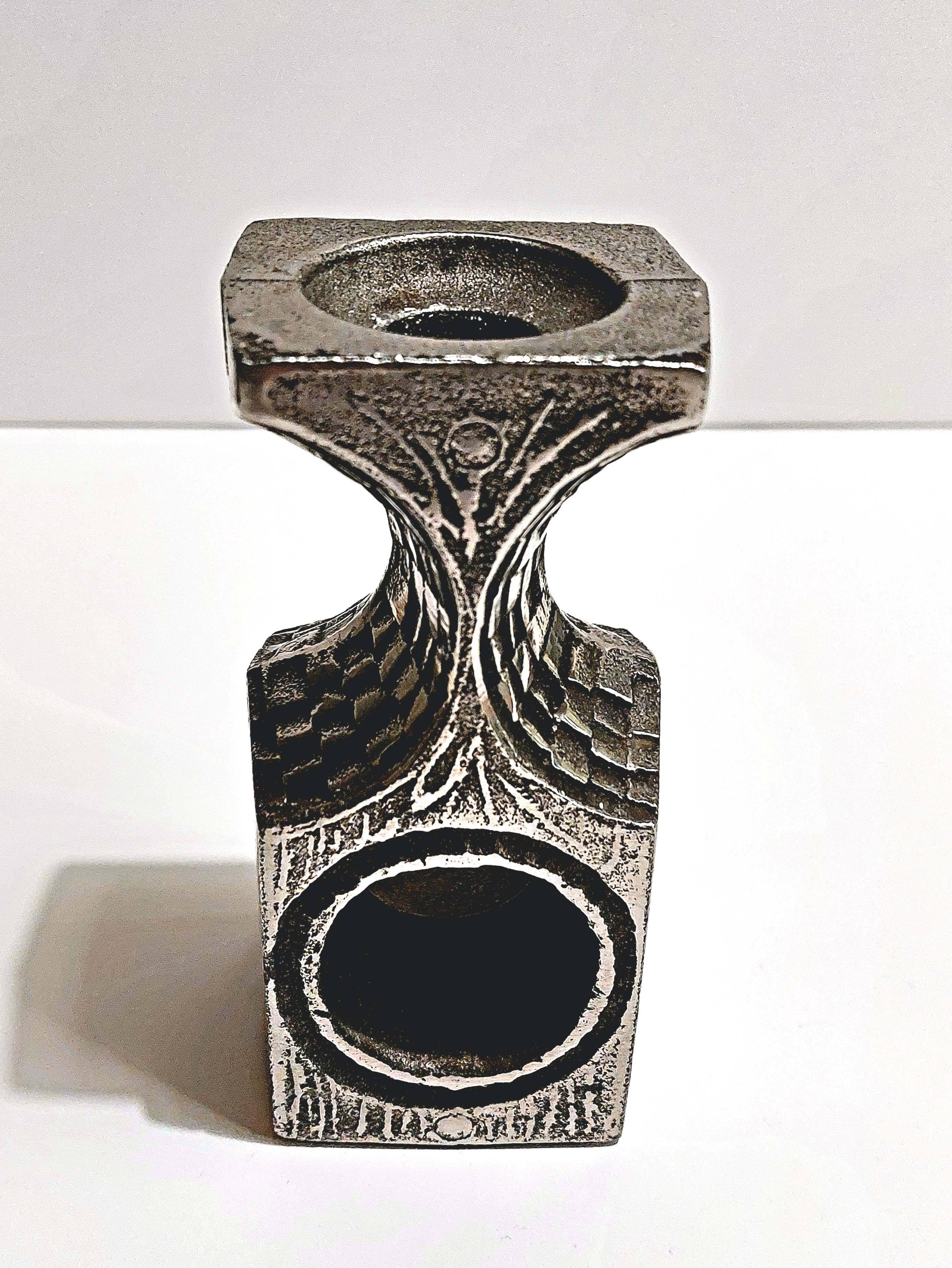Brutalist candle holder