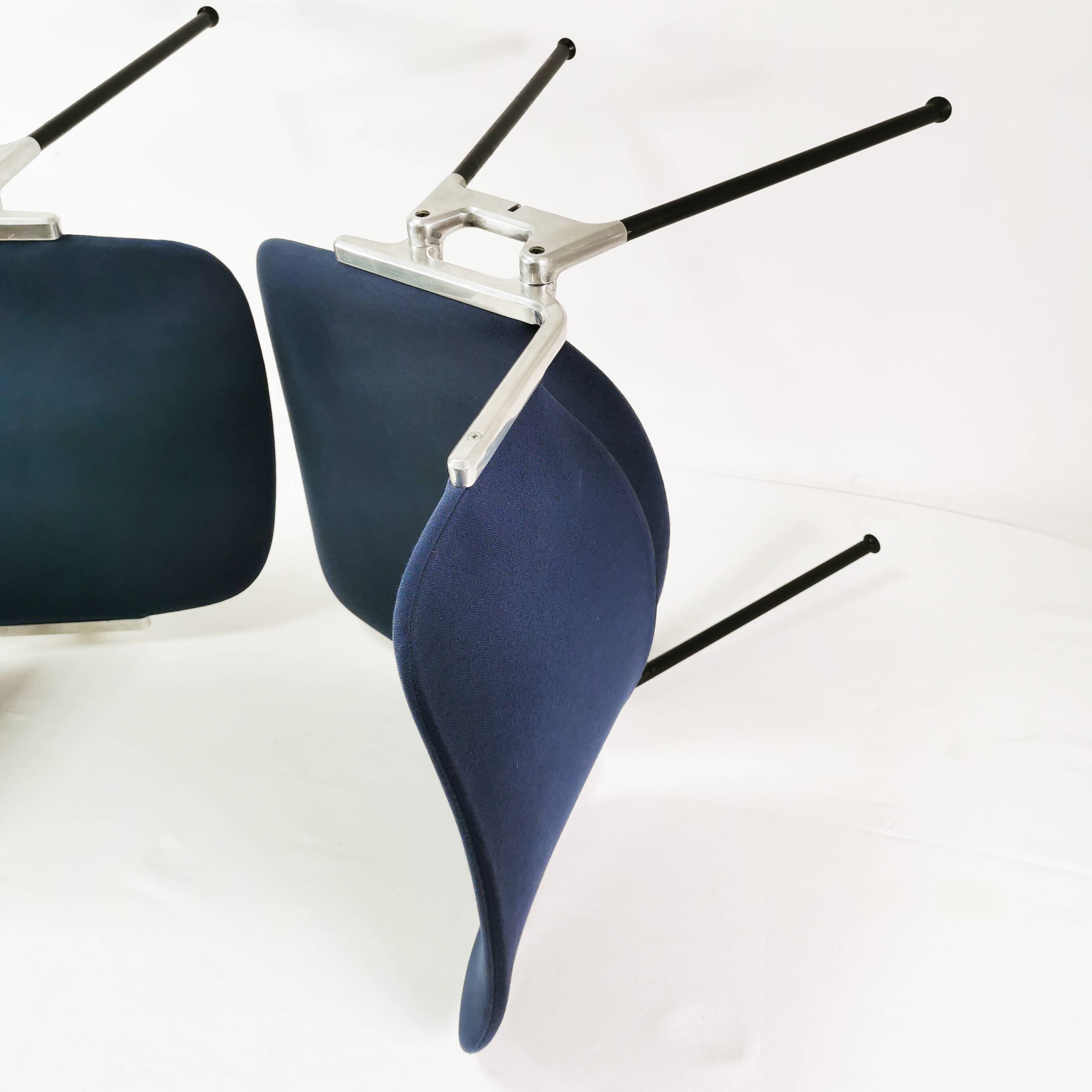 Pair of modernist chairs, Anonima Castelli, designed by G. Piretti, Italy