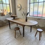Oval farmhouse table 250cm pine