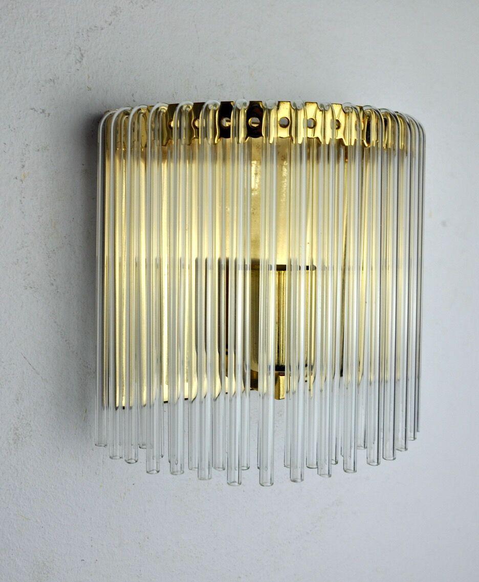 Venini glass wall lamp, Italy, 1970