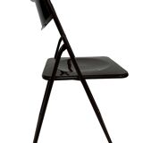 Vintage Ted Folding chairs Niels Gammelgaard for Ikea - Set of four - in Dark Brown