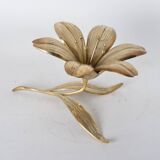 Cendrier fleur en laiton