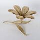 Brass flower ashtray