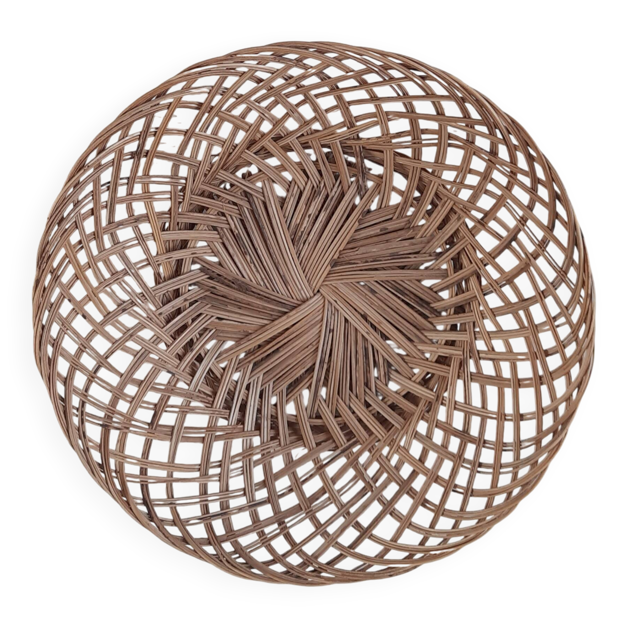 Large antique wicker basket