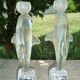 Pair of dolphins royal crystals made in france