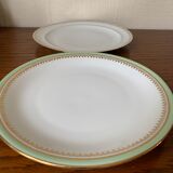 Two plates Limoges porcelain