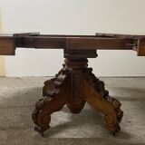 Pedestal Table With Bandeau In Walnut From The Early 20th Century