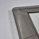 Vintage postmodern metall grid wall mirror