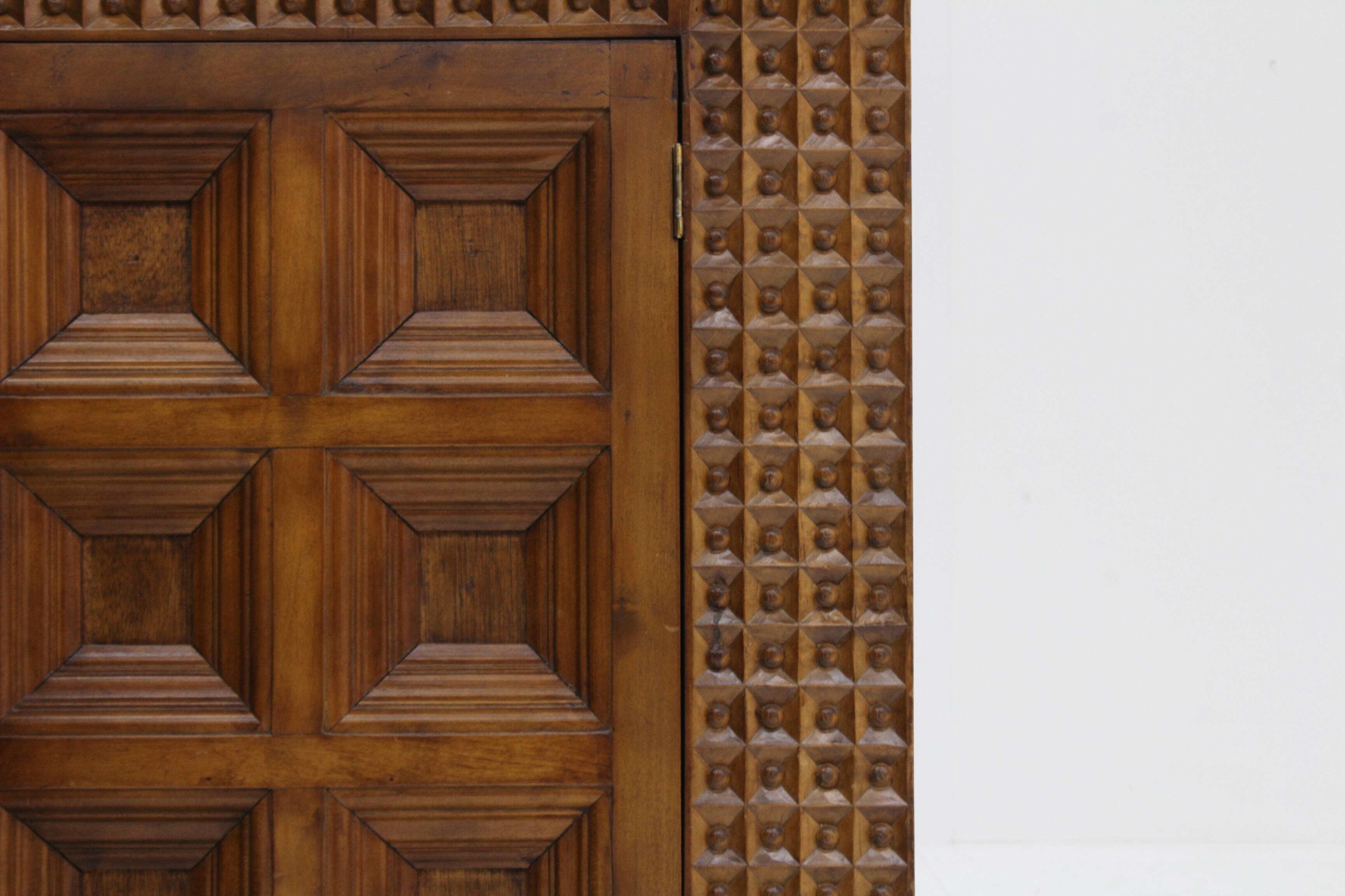 Spanish Brutalist Sideboard solid wood