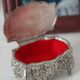 Silver metal box, jewellery box