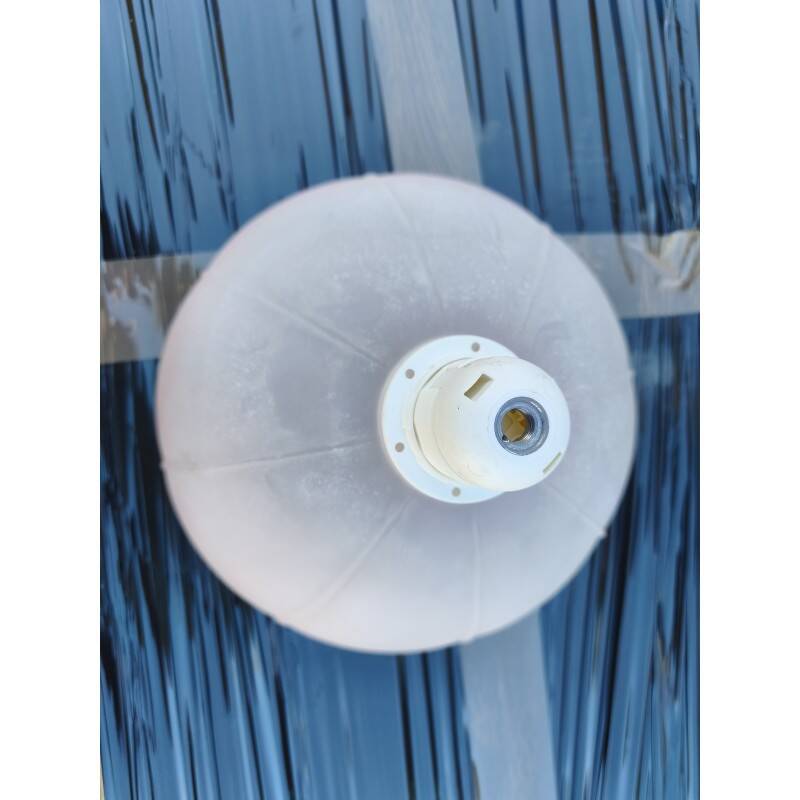 Vintage suspension in pink opaline glass
