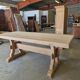 Monastery farmhouse table sandblasted
