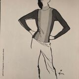 Fashion illustration 1957 René Gruau