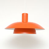 Orange vintage lamp, Denmark 1970s
