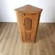 Rustic low corner unit, French artisanal work