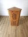 Rustic low corner unit, French artisanal work.