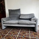 Maralunga two-seater, Vico Magistretti for Cassina