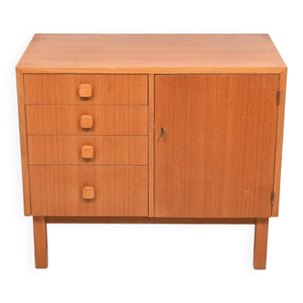 Vintage Scandinavian teak sideboard - 1950s-60s