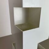 Original Modernist Cubic Pop Art Metal Umbrella Stand, France, 1970s