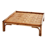 Table basse en rotin