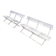 2 foldable garden benches