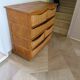 Storage furniture - wooden chest of drawers - 8 wicker drawers - bohemian countryside