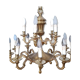 Lustre monumental en bronze