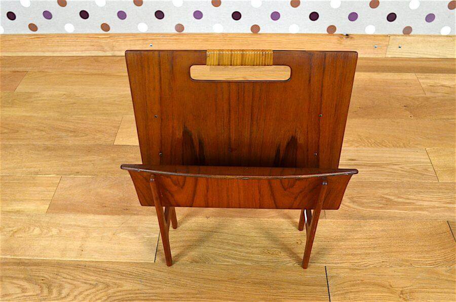 Danish Magazine Rack by Ejnar Larsen & Aksel Bender Madsen Vintage 1960