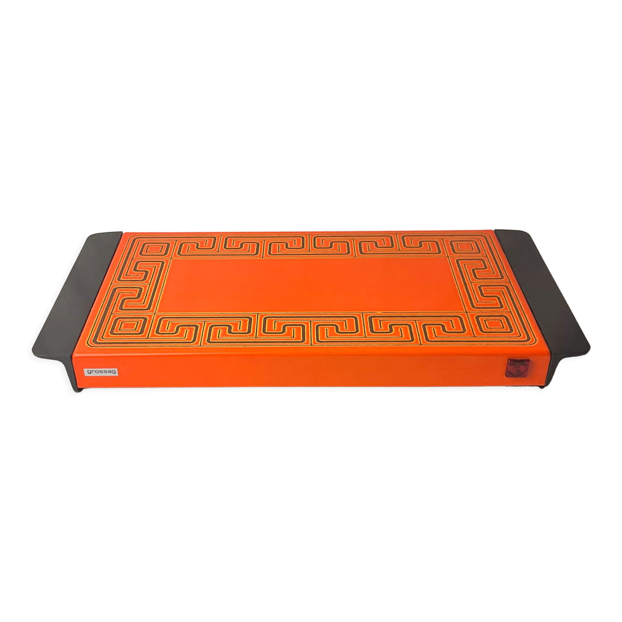 Vintage orange underplate 70s