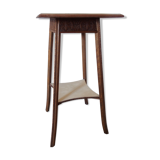 Carved wooden side table