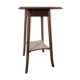 Carved wooden side table