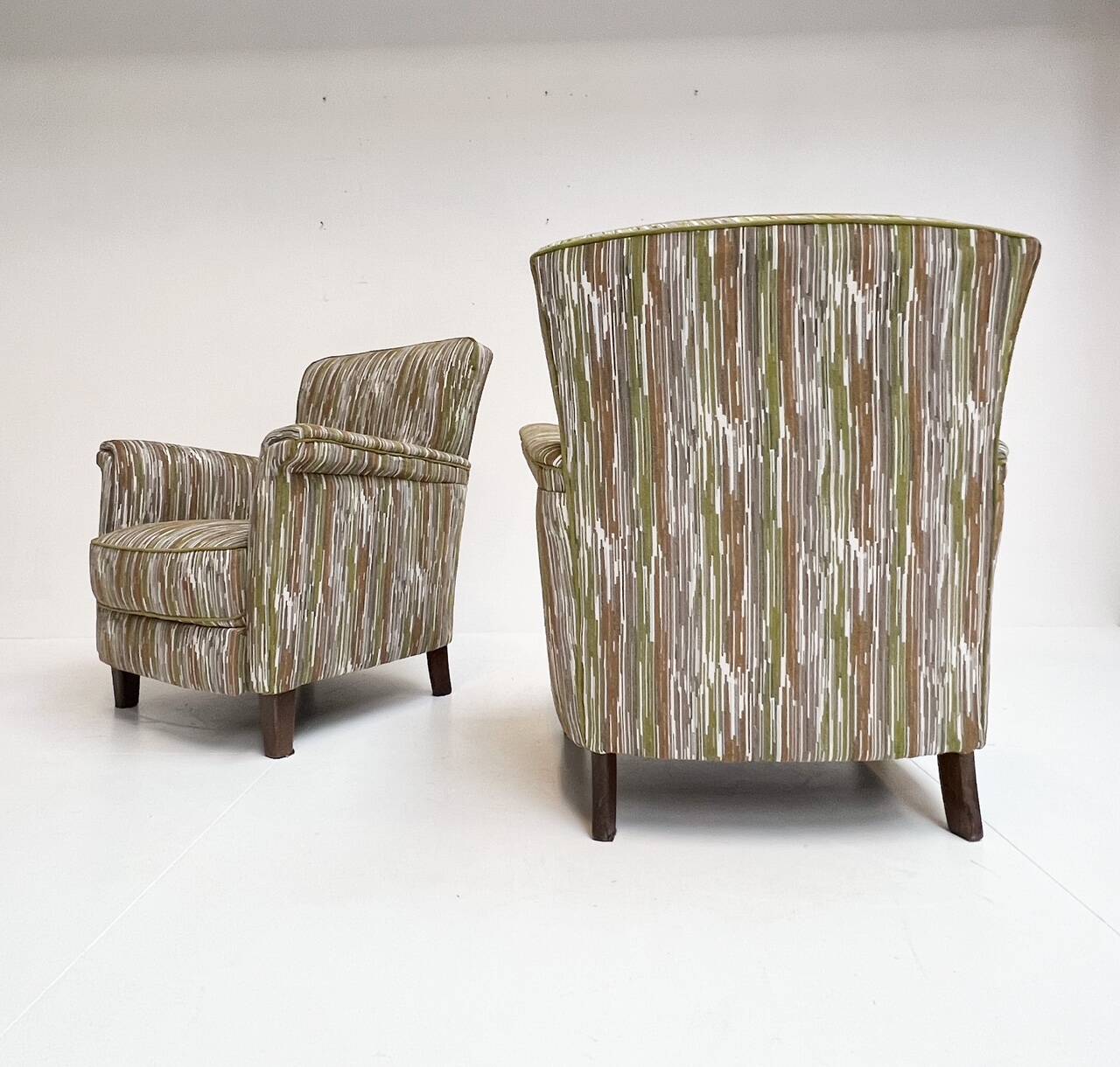 Re-upholstered vintage armchair, 1960’s