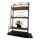 Rattan shelves