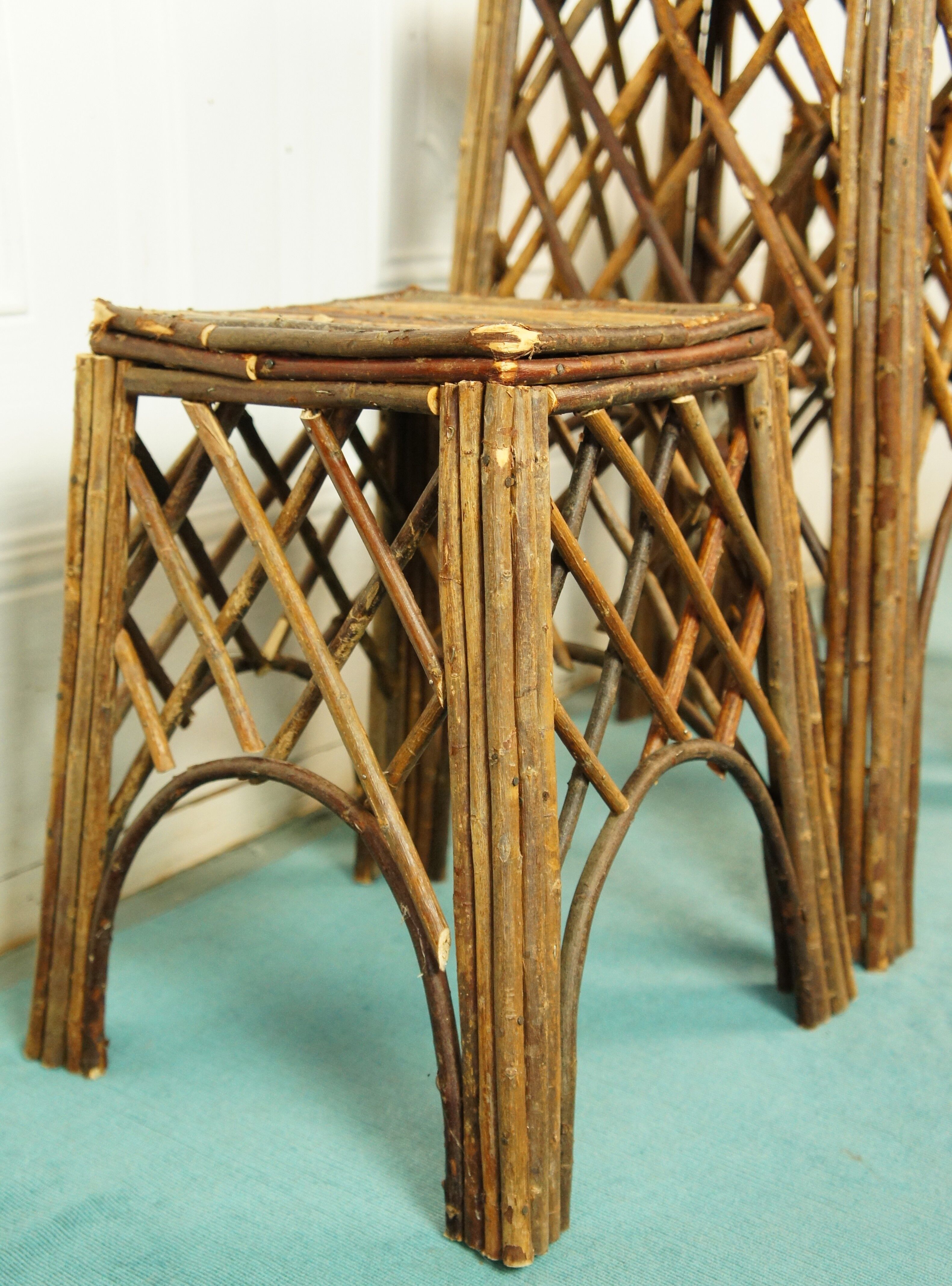 Set of 3 rattan harnesses