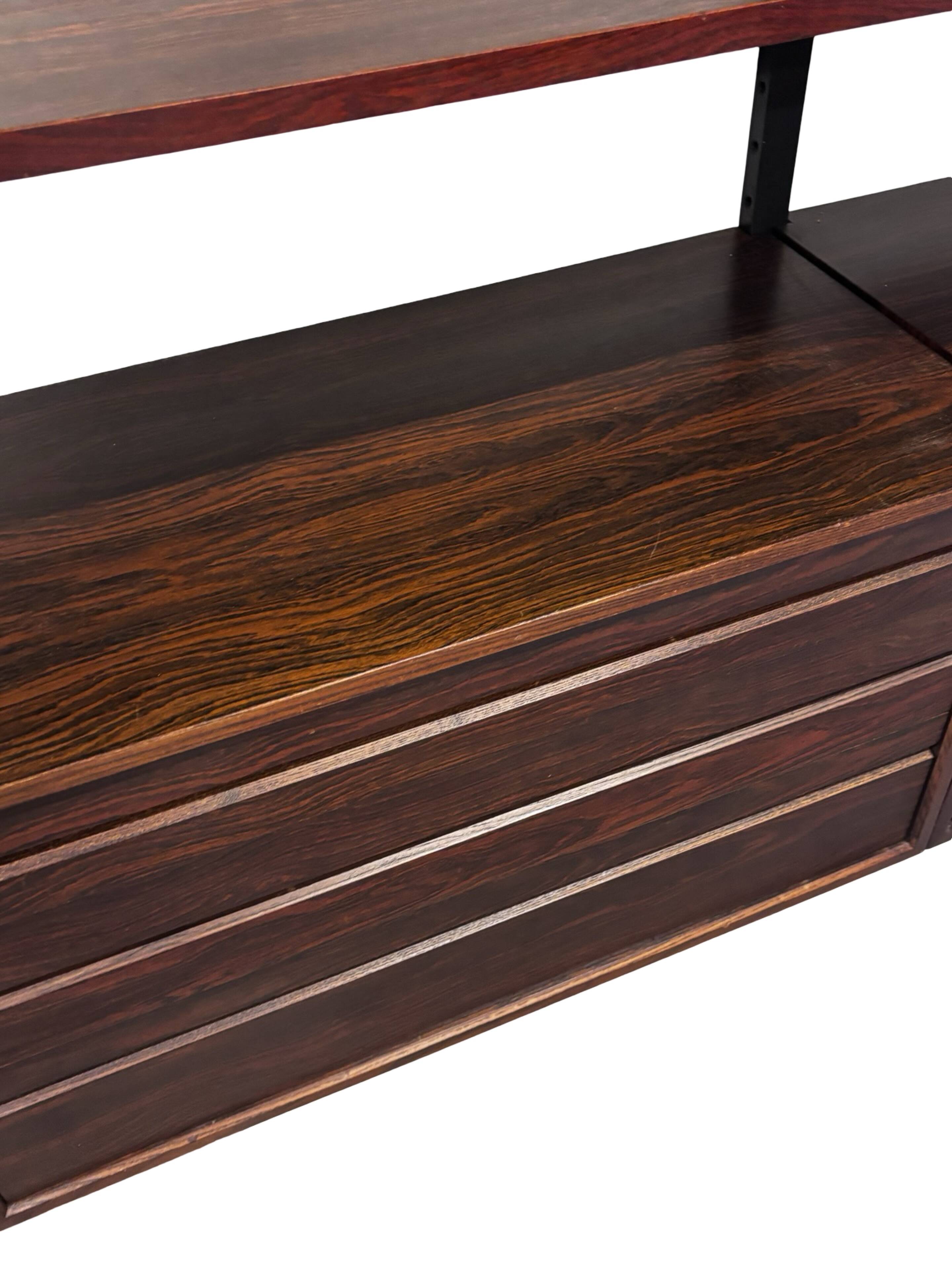 Vintage Poul Cadovius Royal System Wall System Rosewood