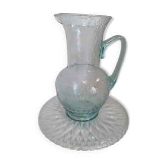 Glass carafe pitcher