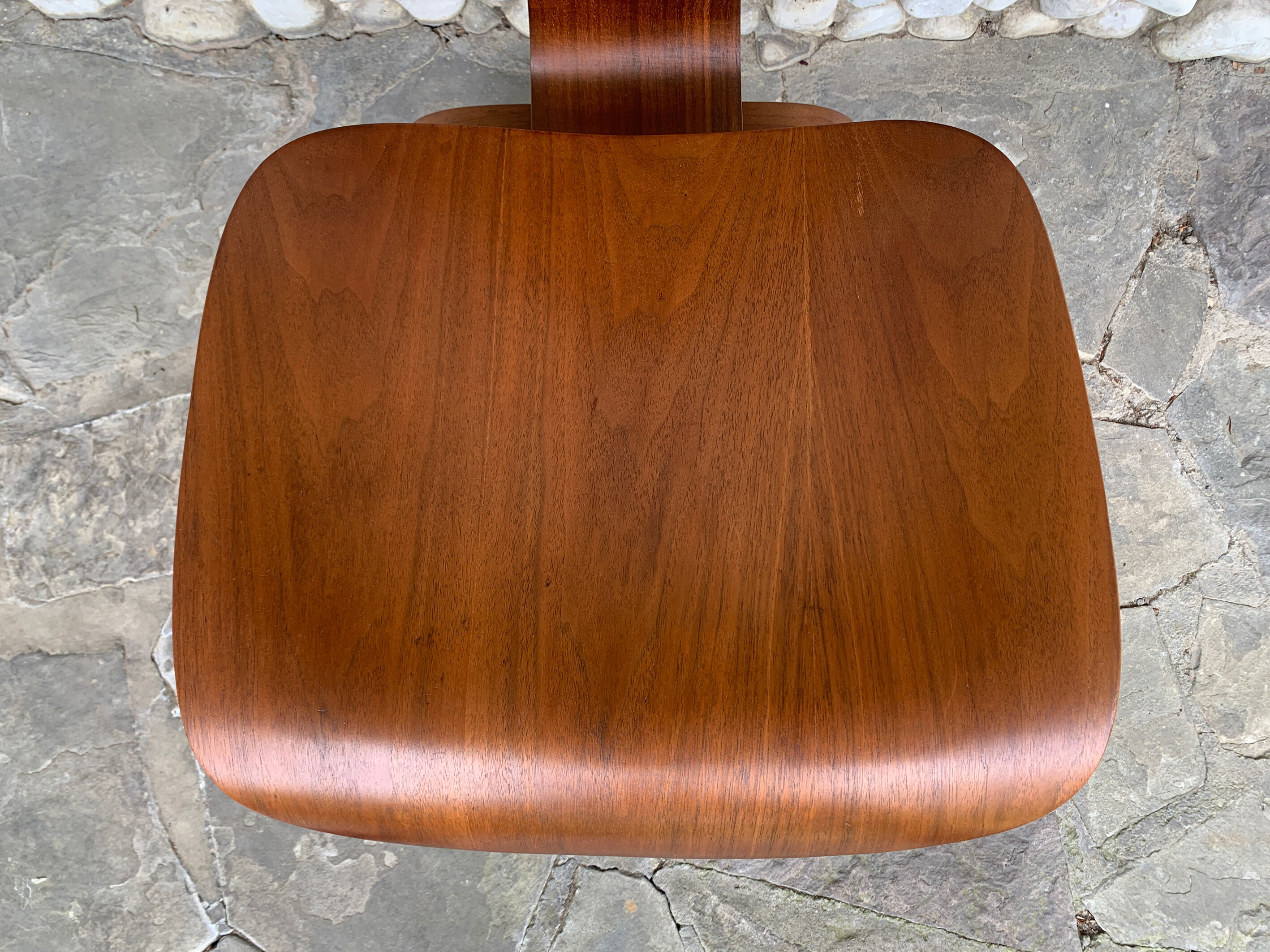 Charles & Ray Eames walnut DCW chair for Herman Miller 1950
