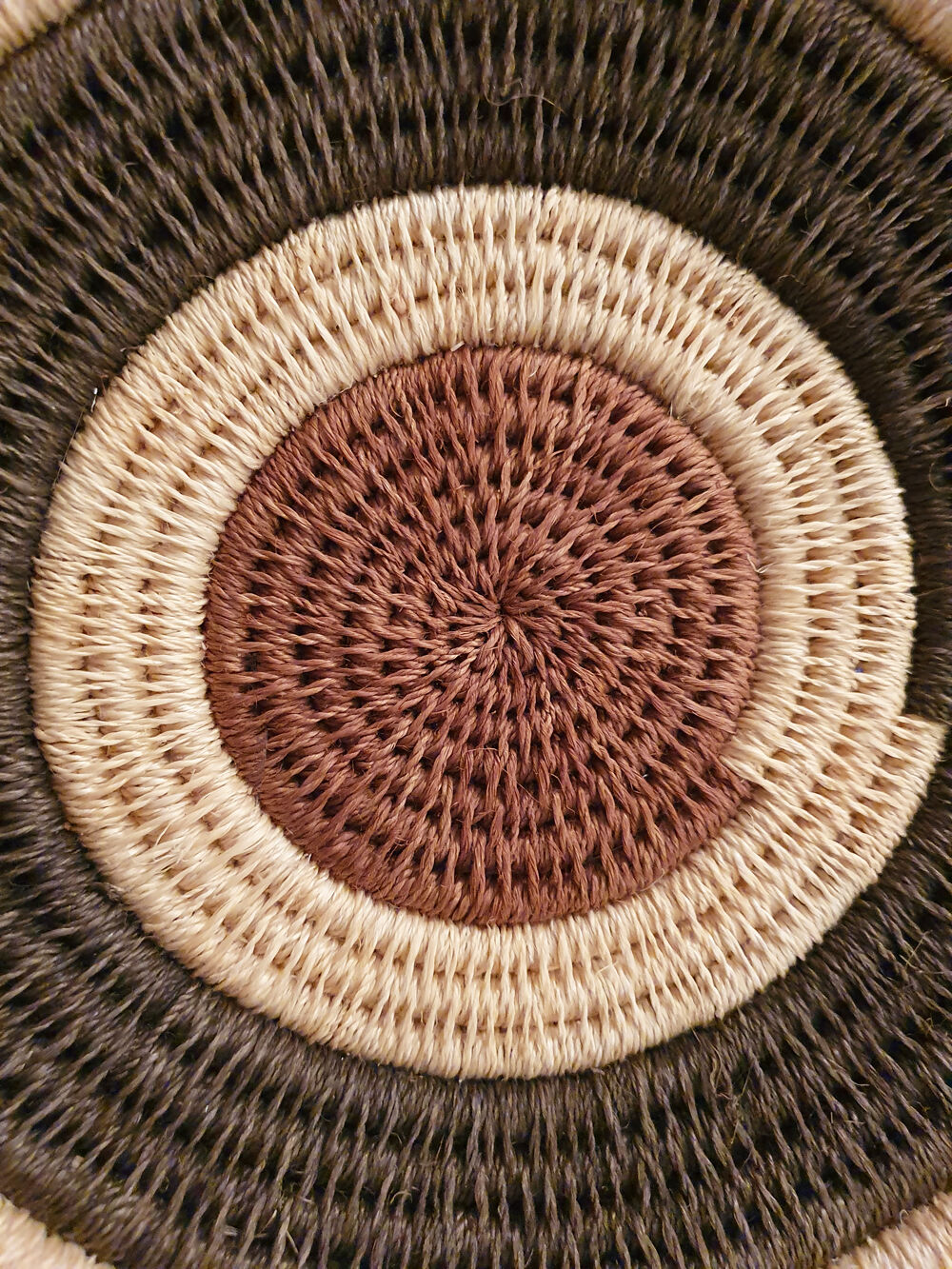 African woven basket, wall, woven basket, ethnic and natural, Botswana