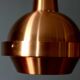 Vintage Scandinavian brass pendant light, 1960s