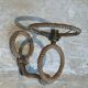 Pair of wall lights in Audoux Minet rope.