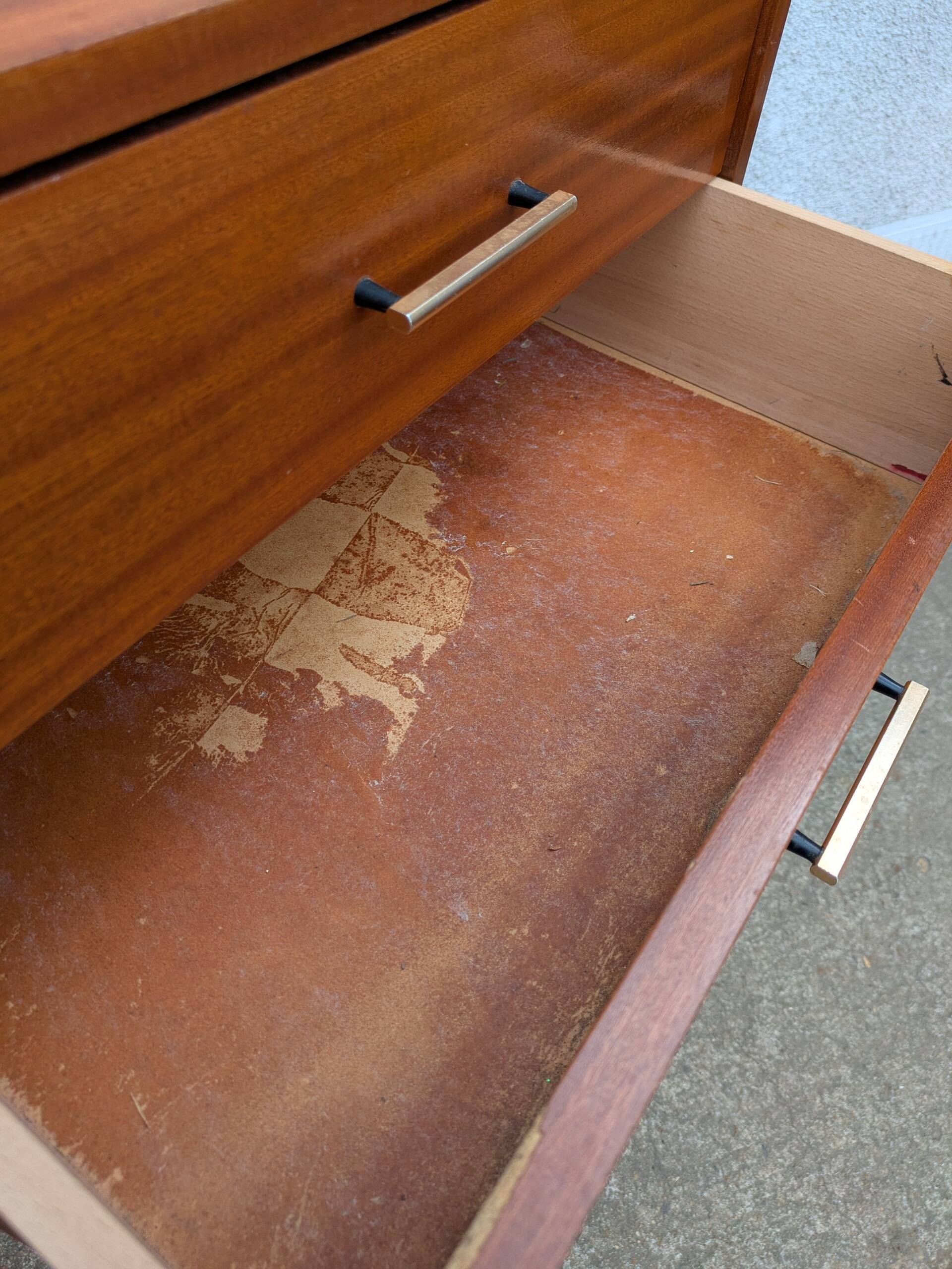 Vintage chest of drawers, high chest of drawers