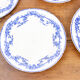 5 assiettes faïence anglaise Cauldon pour le Grand Dépôt