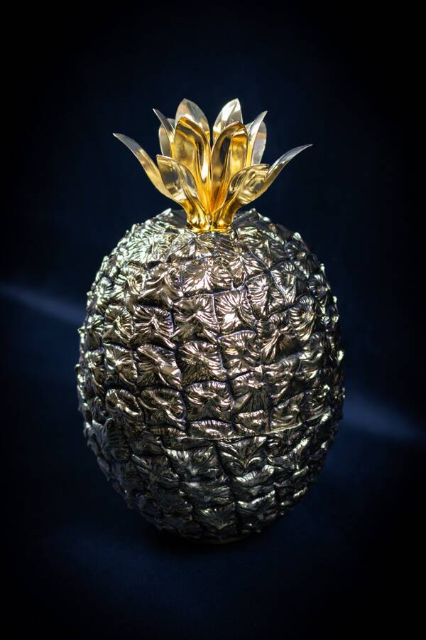 Pineapple-shaped ice bucket by Michel DARTOIS Paris
