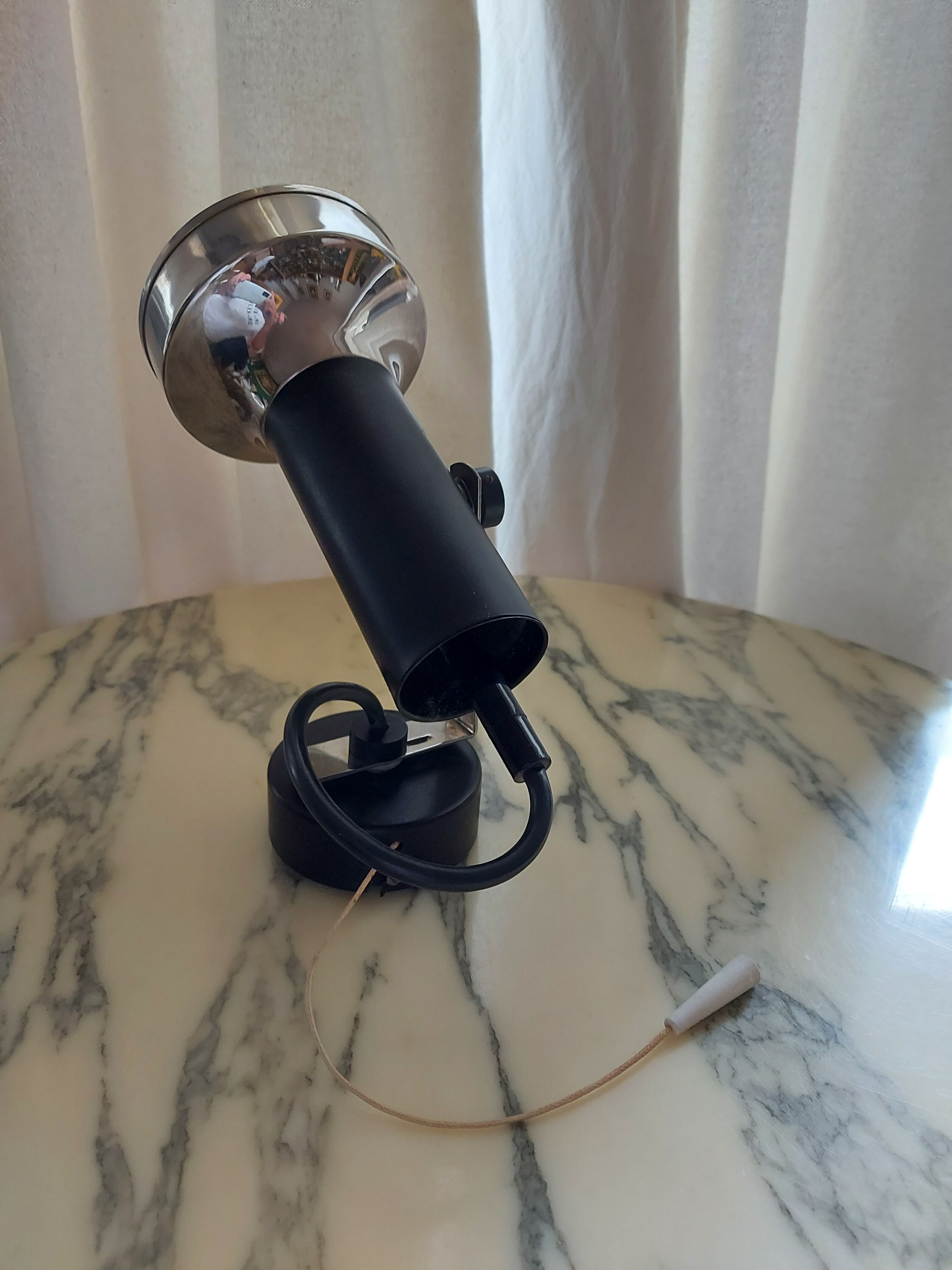 Apllique mural, vintage spot in metal 70'S