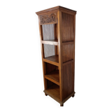 Exotic wood shelving unit from the 90s