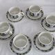 Villeroy and Boch Cadiz Clacquesin porcelain espresso cups