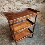Vintage French shelf in cherry wood, 1920s.