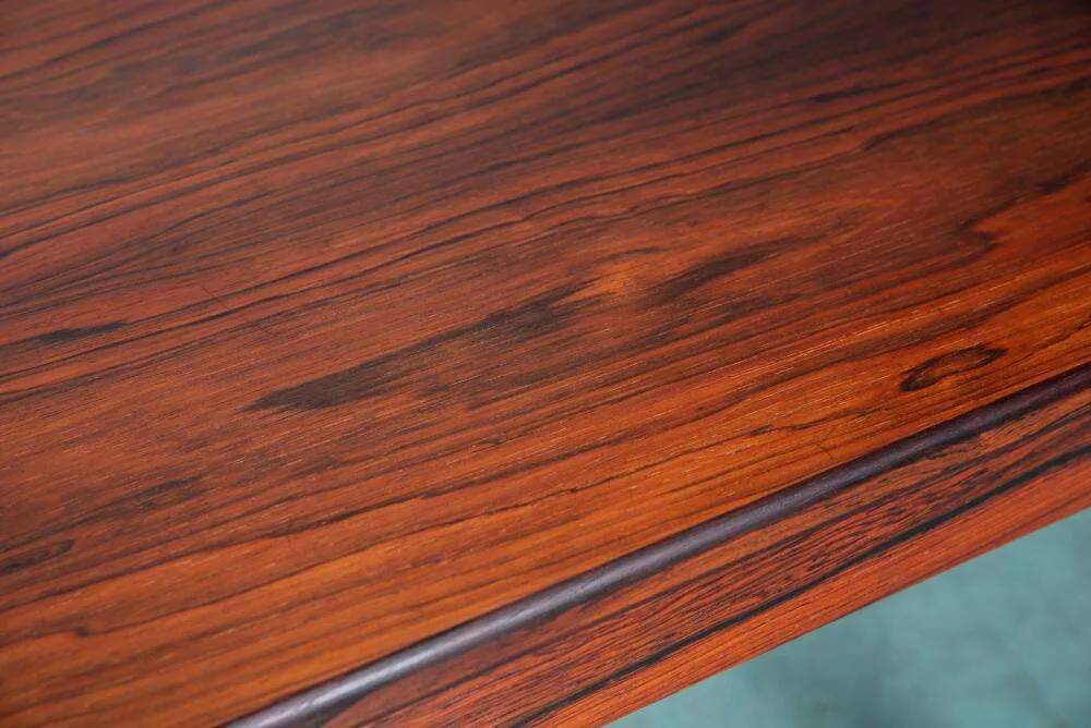 Renovated vintage Scandinavian coffee table, mid-century modern table.